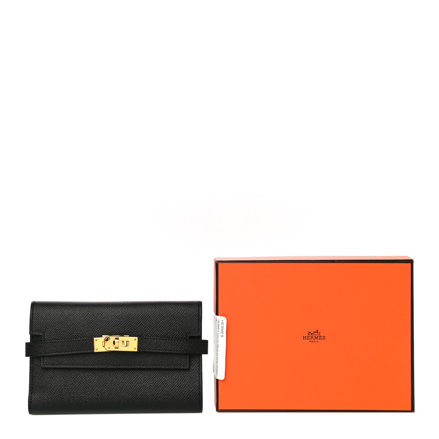 Epsom Medium Kelly Wallet Black