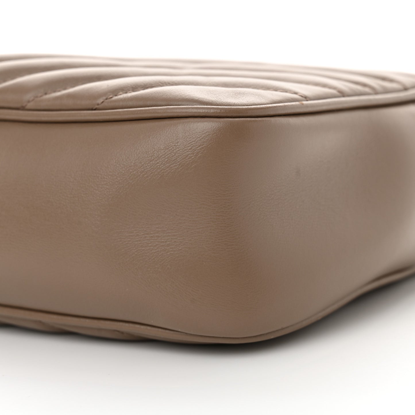 Calfskin Matelasse Monogram Lou Camera Bag Taupe