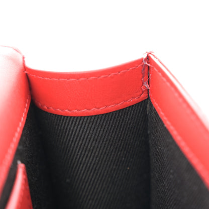 Burberry Lambskin Quilted Lola Clutch On Chain Bright Red 10 of 10