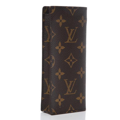 Louis Vuitton Monogram Etui a Lunettes Simple Eyeglass Case 3 of 6
