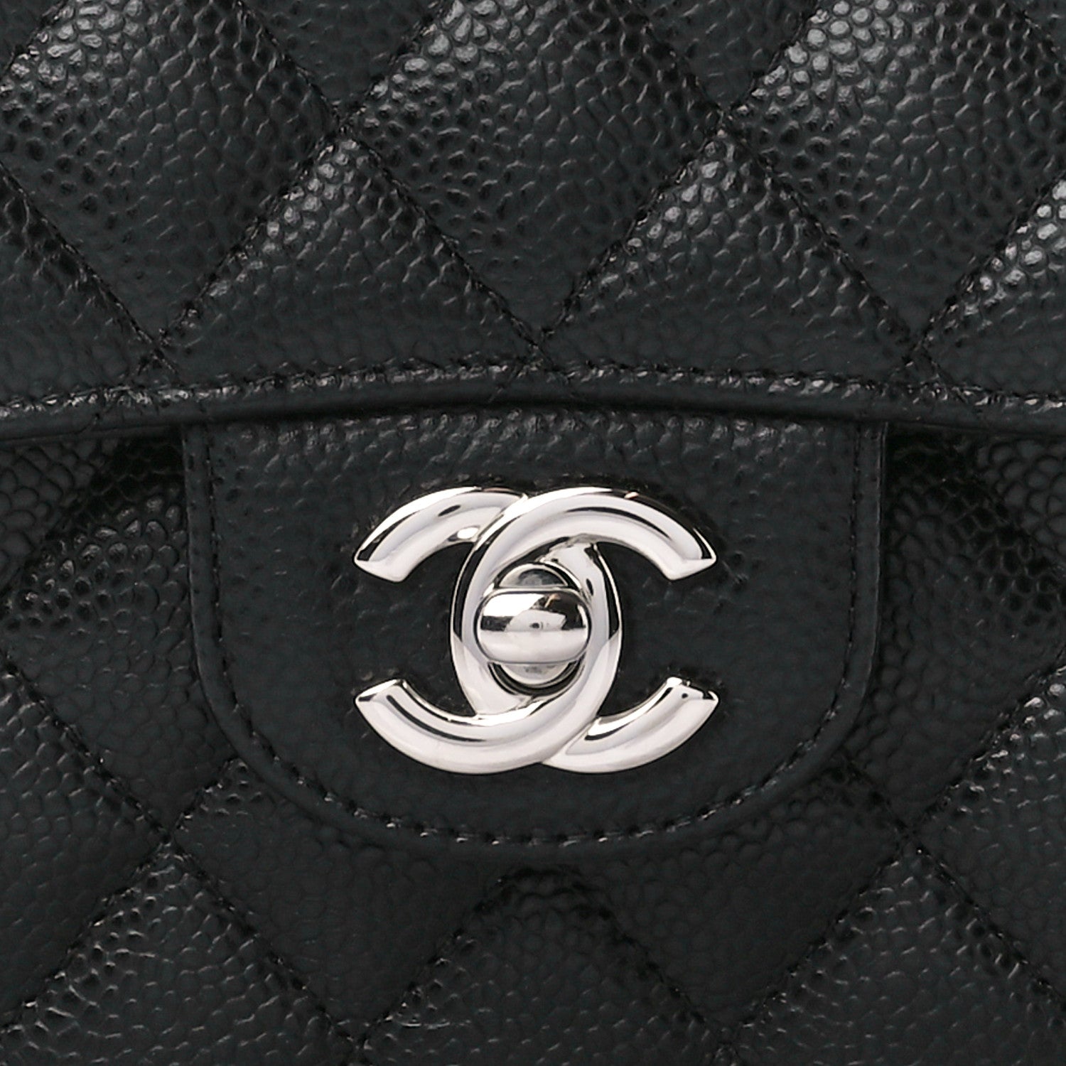 Chanel Caviar Quilted Small Double Flap Black 9 of 11