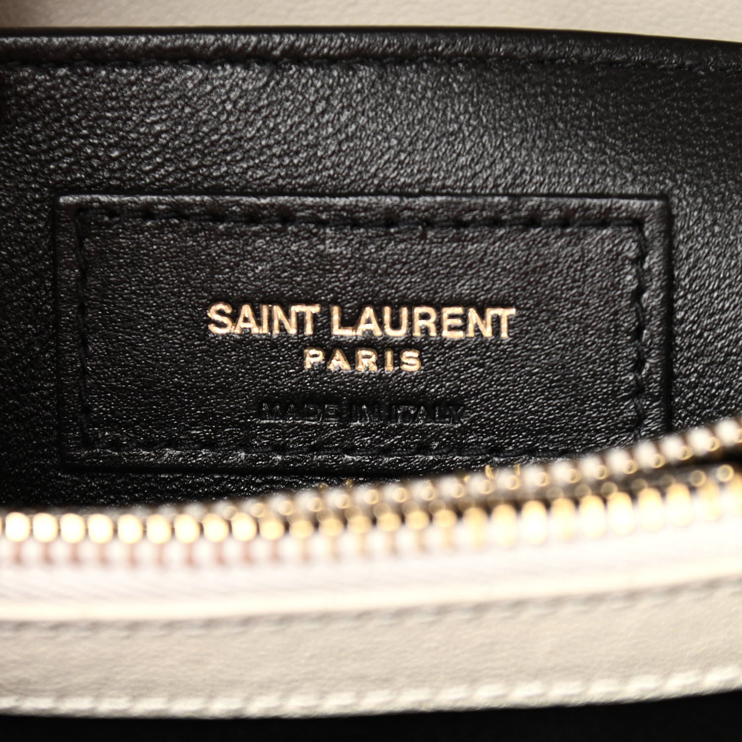 Saint Laurent Sheepskin Matelasse Chevron Monogram Medium College Bag Crema Soft 7 of 11
