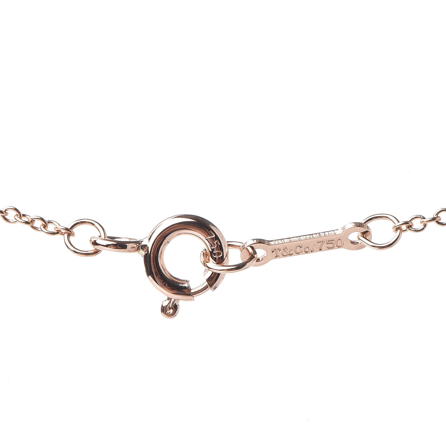 Tiffany 18K Rose Gold Paloma Picasso Dove Pendant Necklace 5 of 7