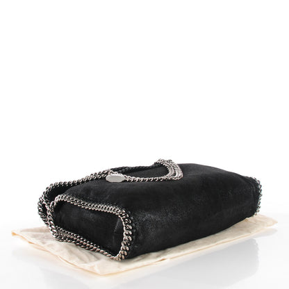 Stella McCartney Shaggy Deer Falabella Fold Over Tote Black 4 of 9