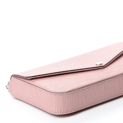 Louis Vuitton Epi Pochette Felicie Rose Ballerine 6 of 12