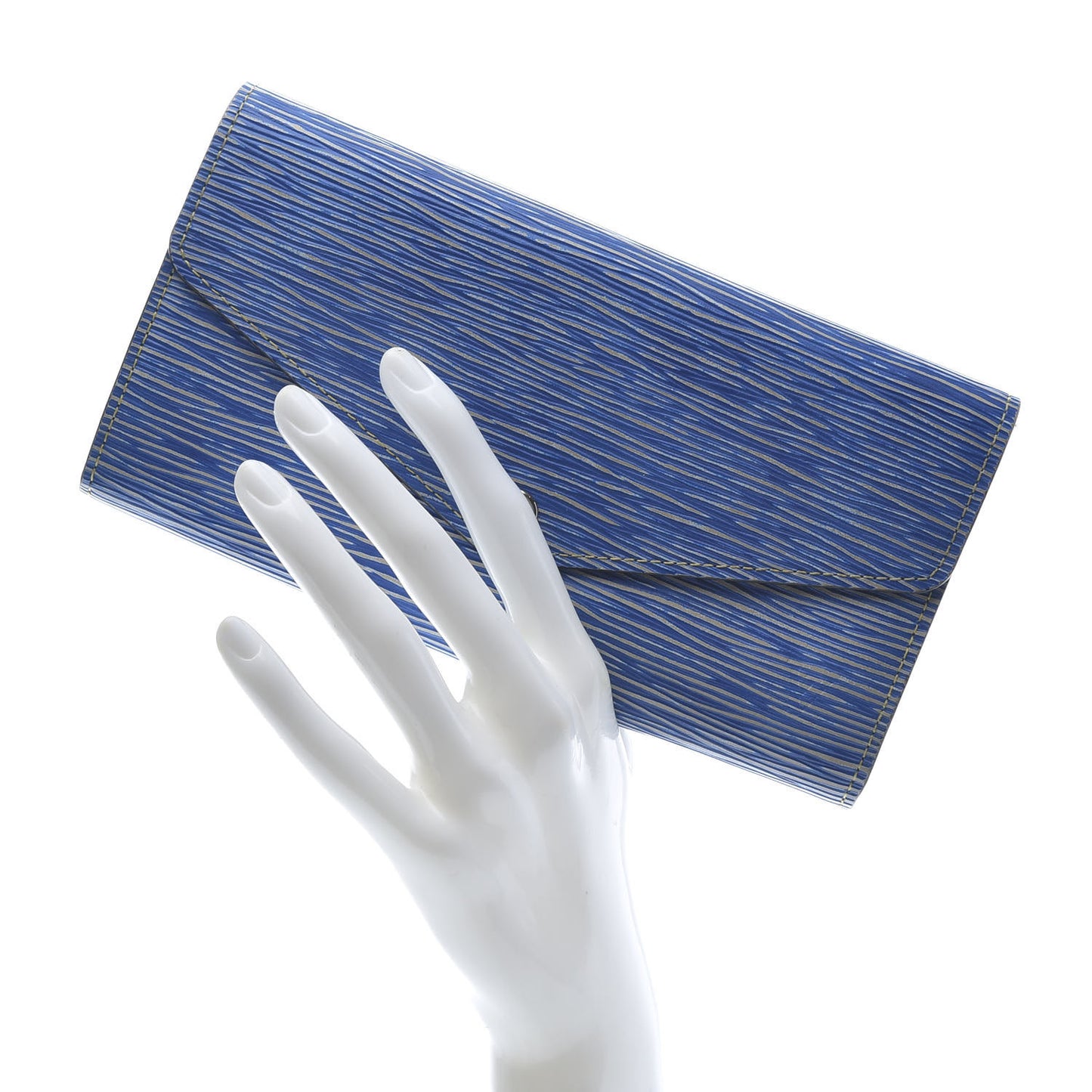 Epi Sarah Wallet NM Denim Light