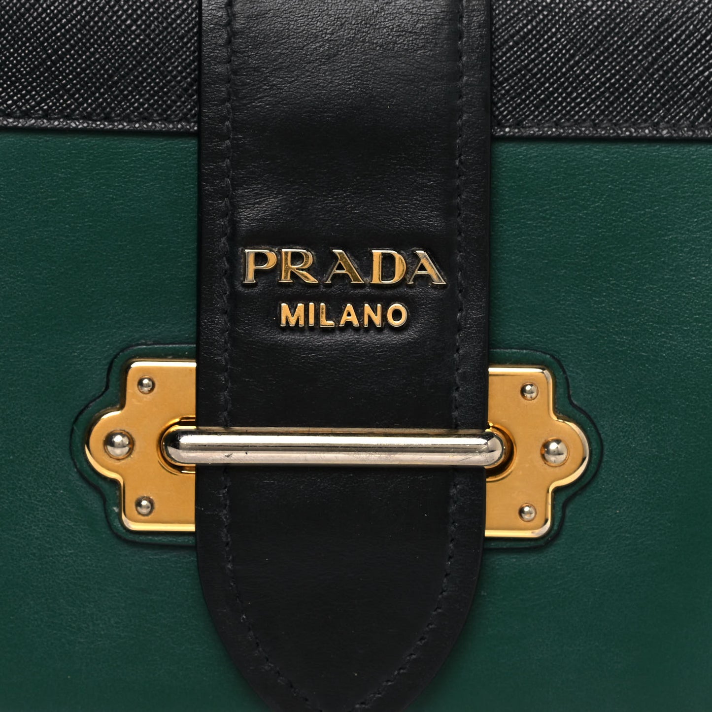 City Calf Saffiano Cahier Bag Biliardo Black