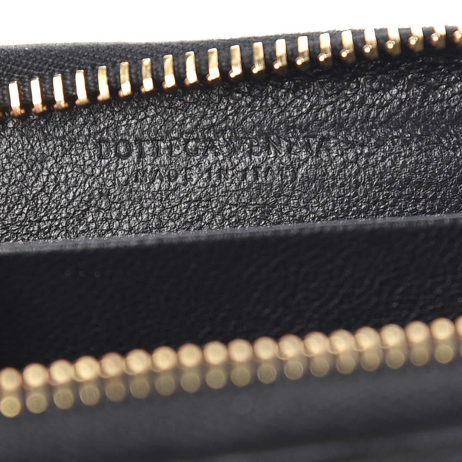 Bottega Veneta Nappa Intrecciato Zip Around Coin Purse Black 6 of 8