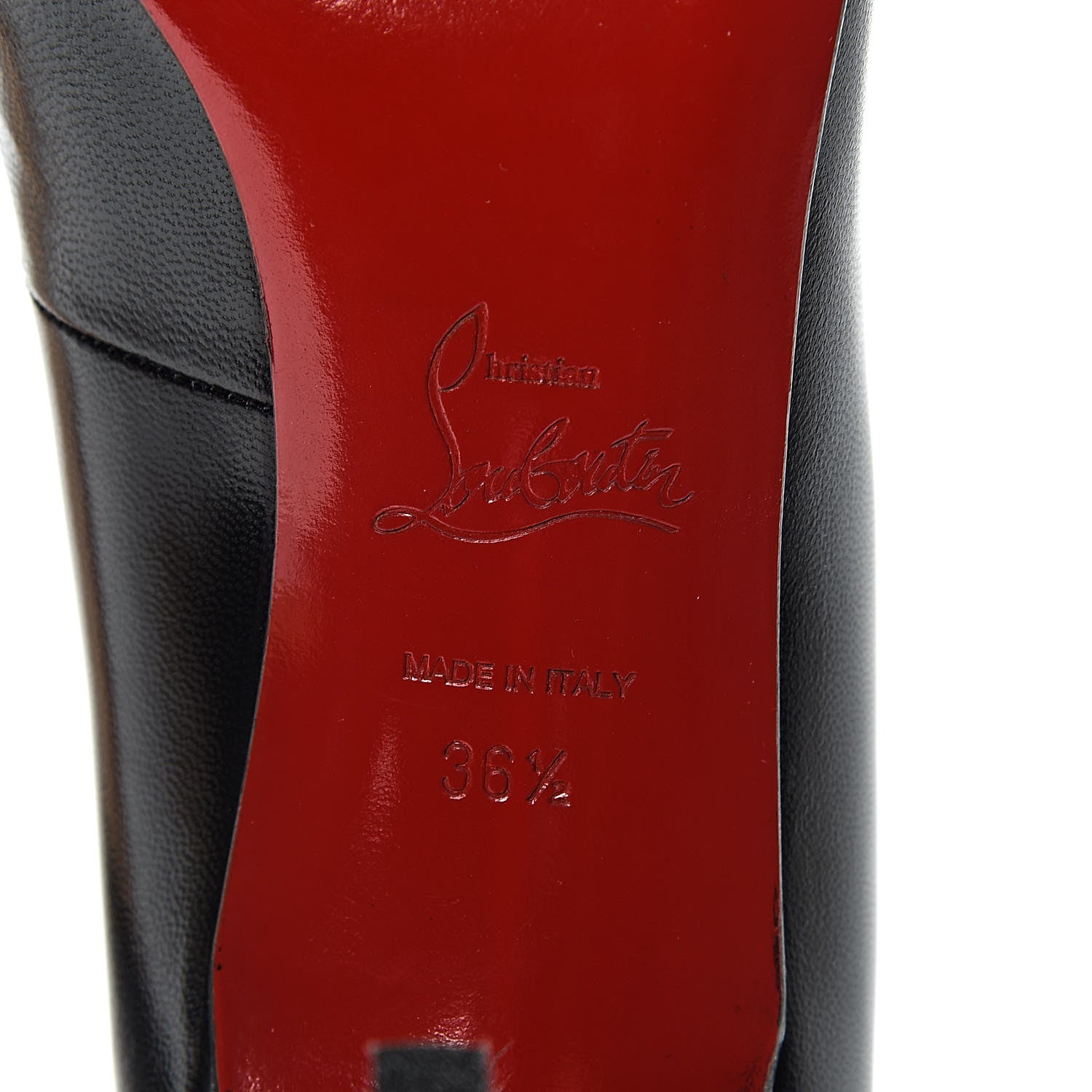 Christian Louboutin Kid Pigalle 85 Pumps 36.5 Black 6 of 9