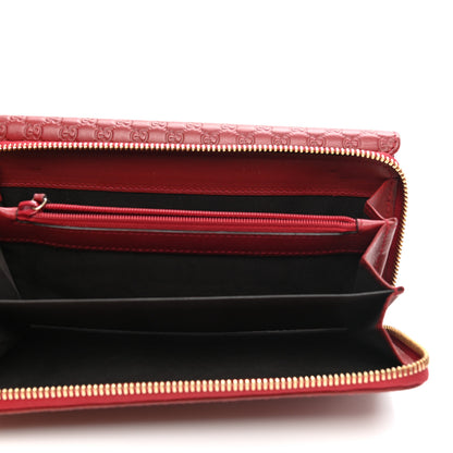 Gucci Soft Microguccissima Continental Zip Wallet Red 6 of 14