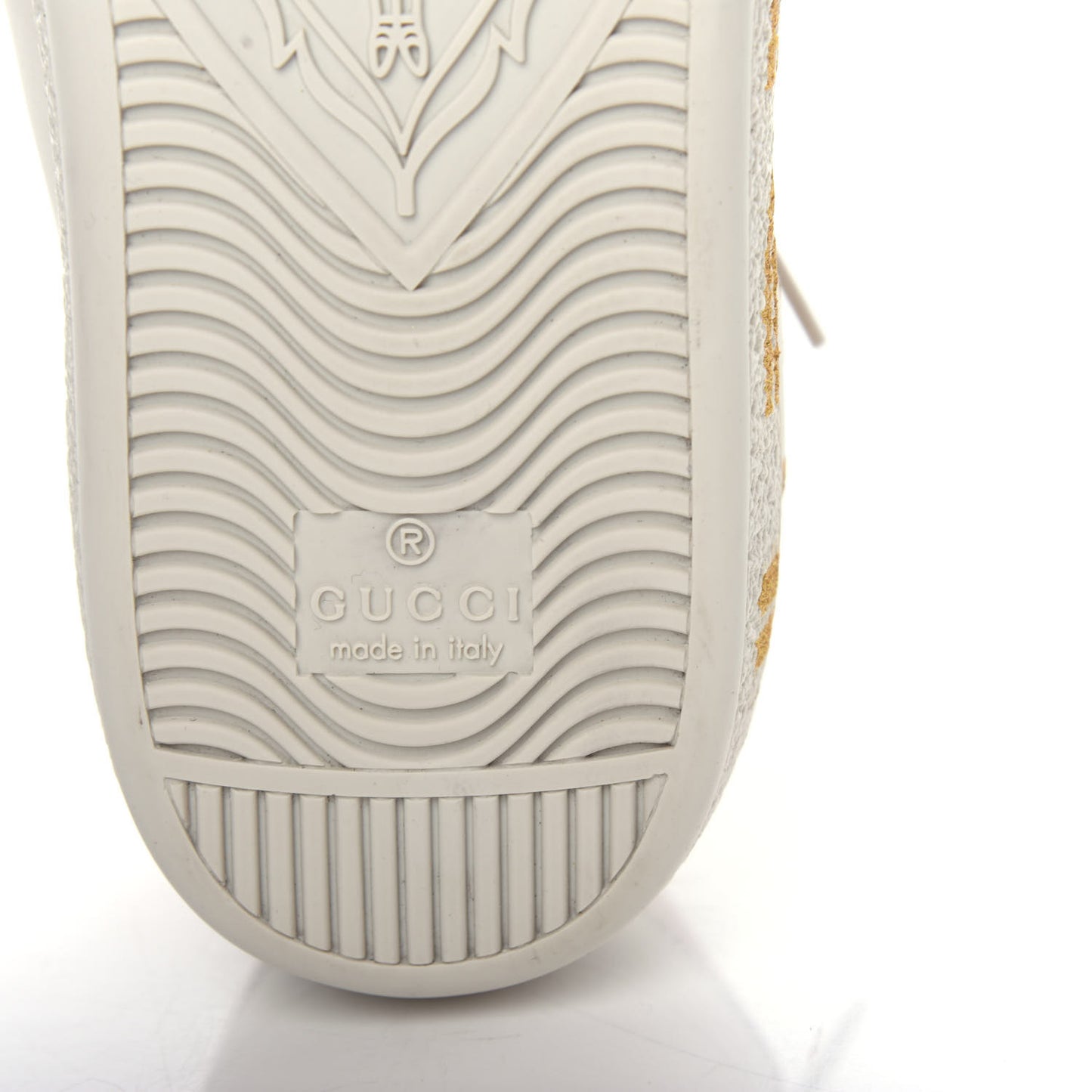 X SEGA Calfskin Ayers Web Guccy Womens Ace Sneakers 37 White