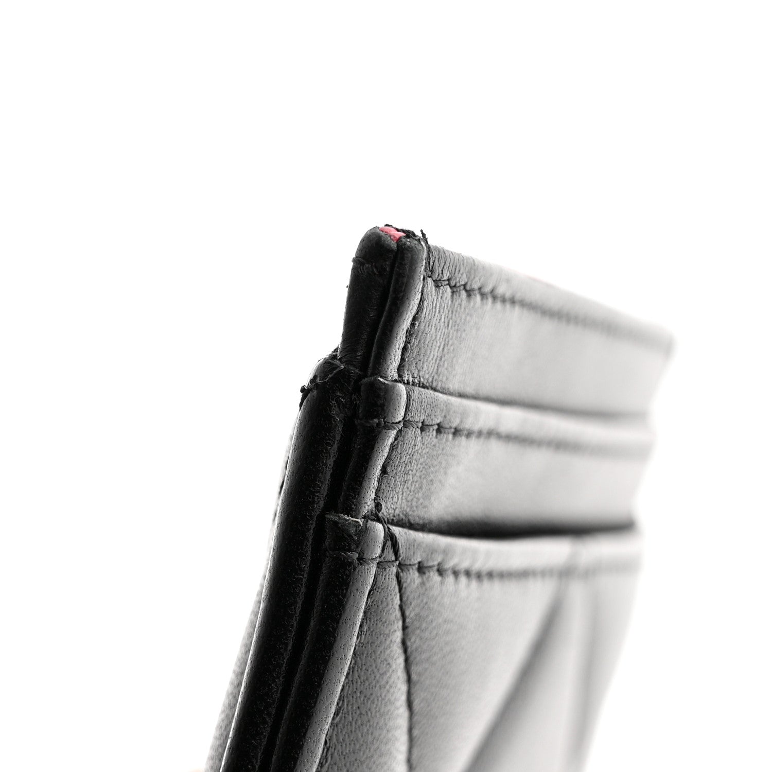 Chanel Lambskin Quilted Chanel 19 Card Holder Black 9 of 11