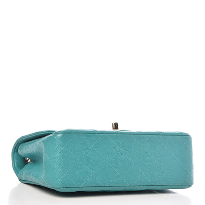 Chanel Caviar Quilted Mini Rectangular Flap Turquoise 4 of 11