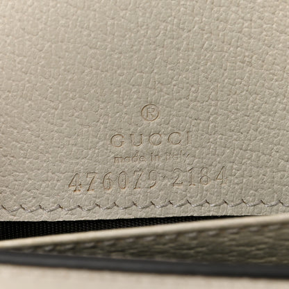 Gucci GG Supreme Monogram Web Queen Margaret Chain Wallet White 6 of 11