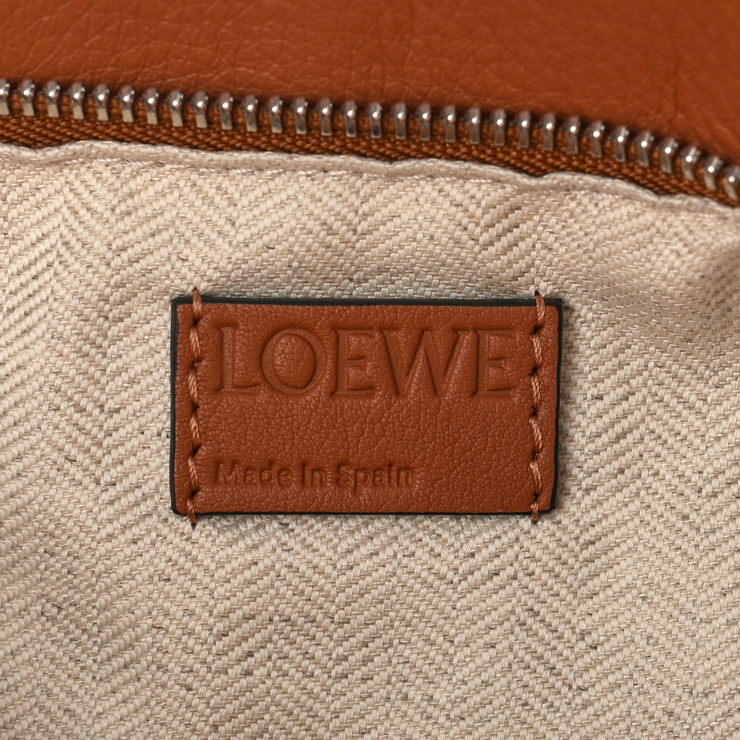 Calfskin Small Puzzle Bag Tan