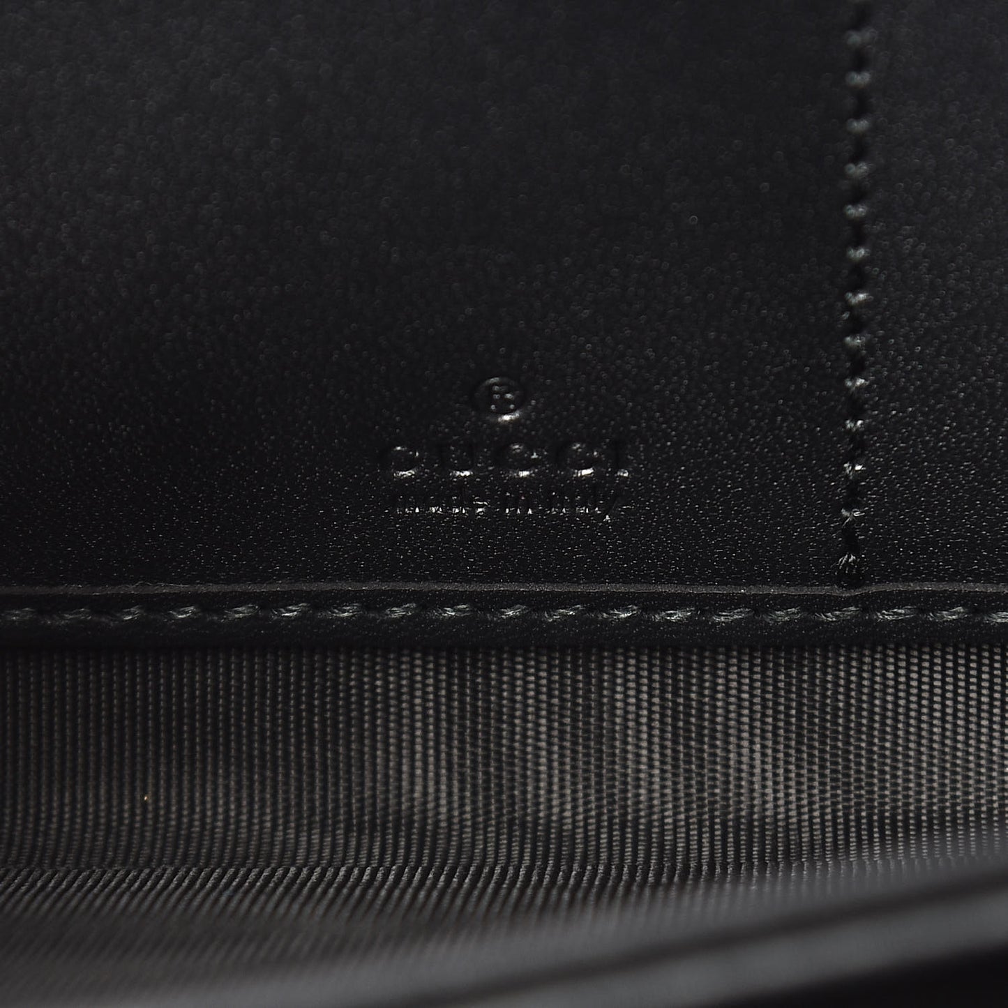 X SEGA Calfskin GUCCY Stars Zip Around Wallet Black Gold