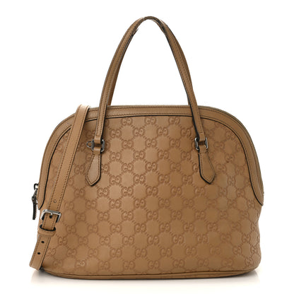 Gucci Guccissima Medium Dome Bag Beige 1 of 15