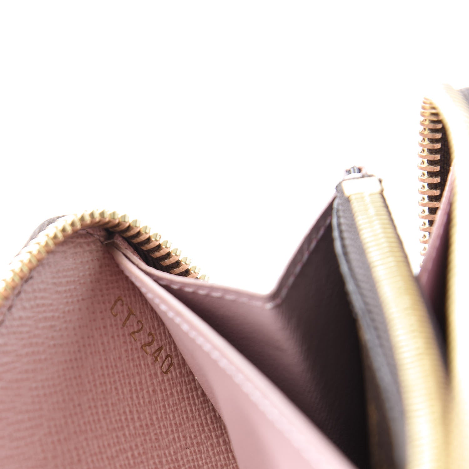 Louis Vuitton Monogram Clemence Wallet Rose Ballerine 9 of 10