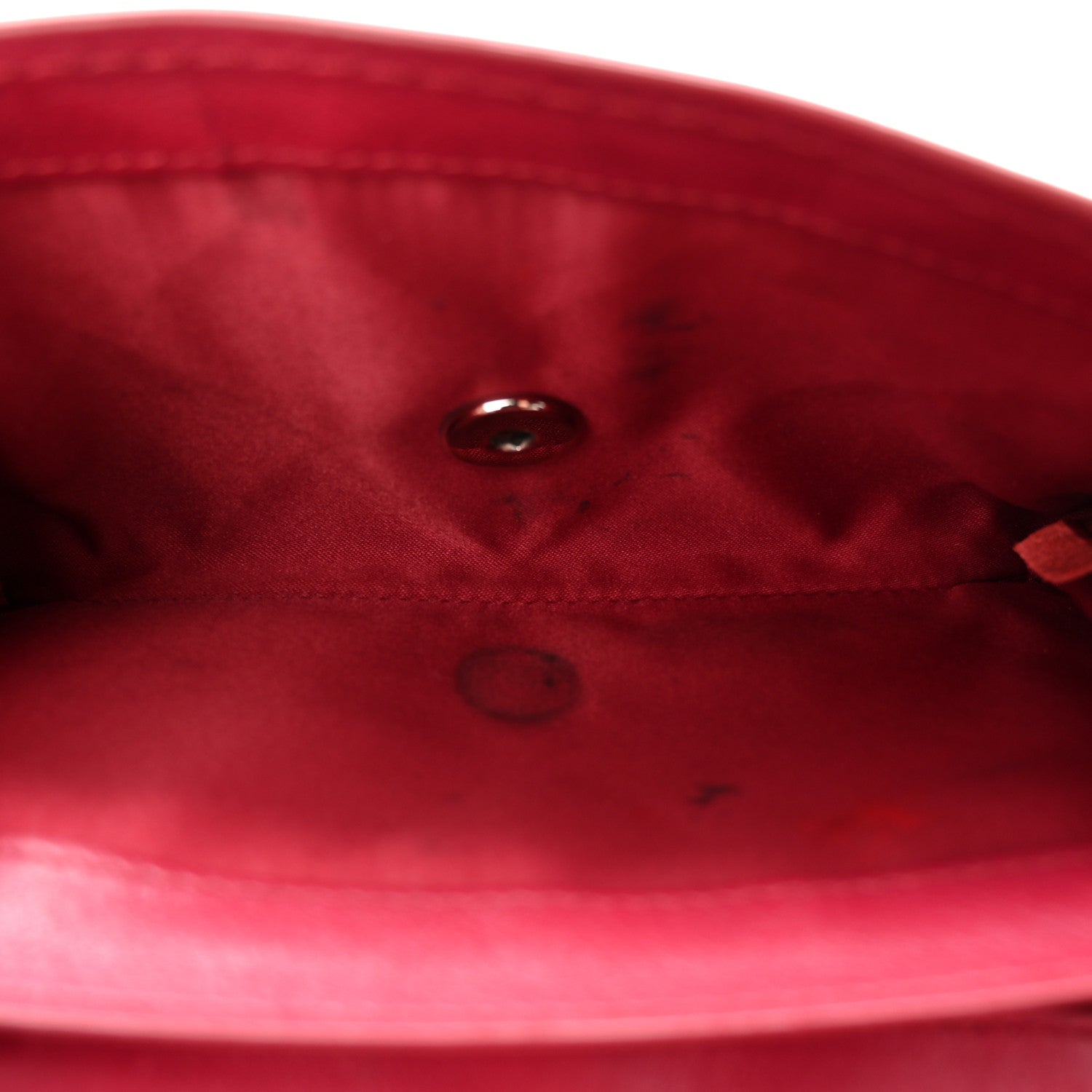 Chanel Calfskin Stitched Clutch Flap Red 5 of 11
