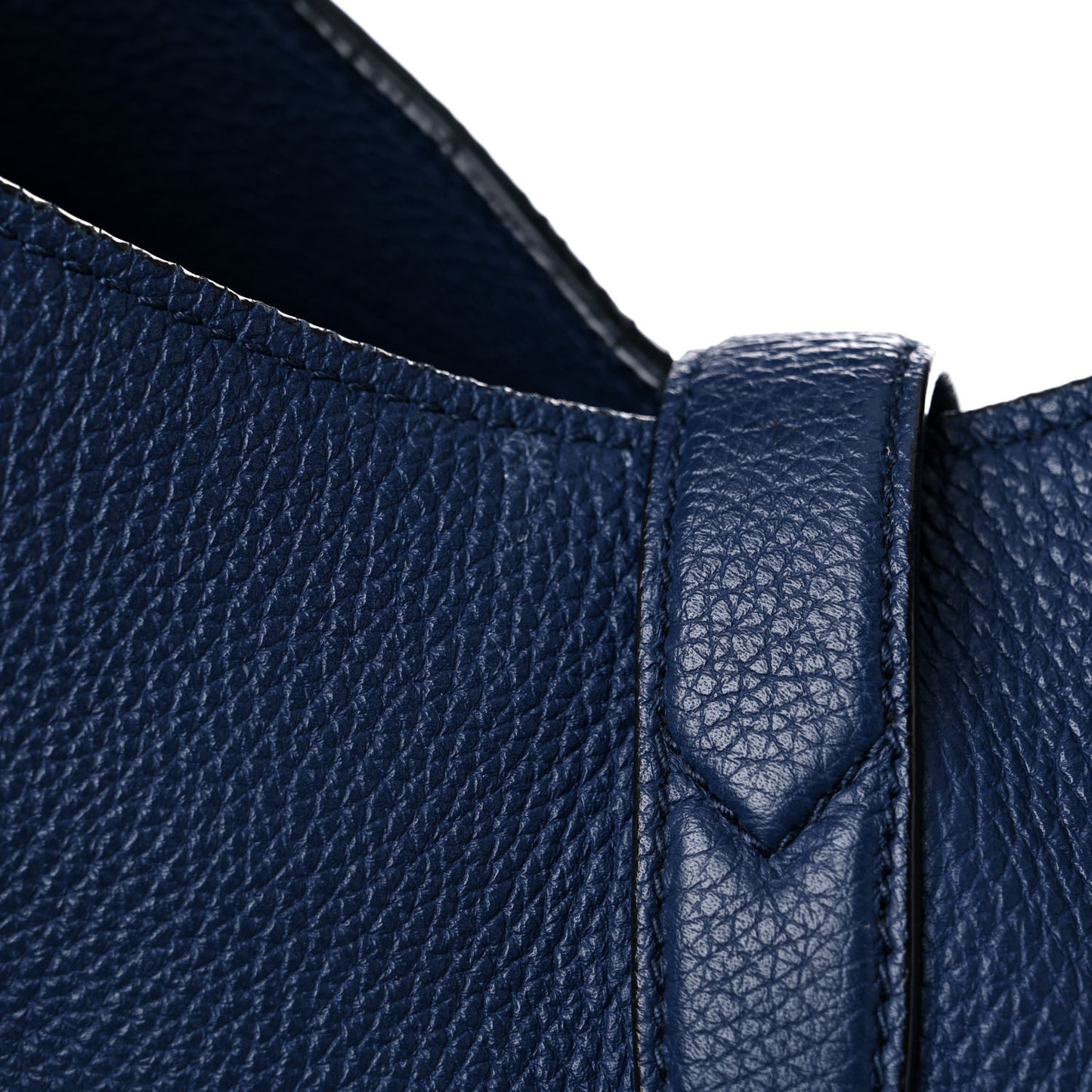 Soft Grained Calfskin Large Jackie Hobo Classic Blue Marine