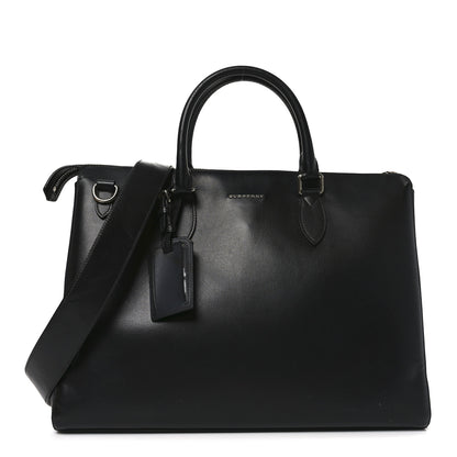 Burberry Textured Calfskin Bermondsey Business Briefcase Black 1 of 9