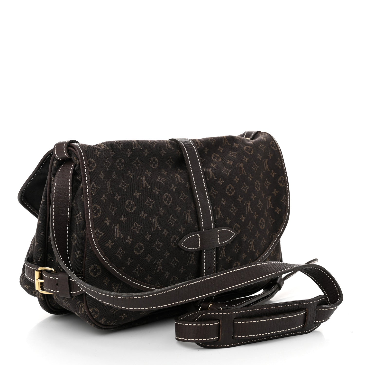 Louis Vuitton Monogram Mini Lin Saumur Ebene 3 of 11