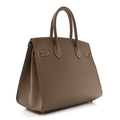 Hermes Epsom Birkin Sellier 30 Etoupe 3 of 10
