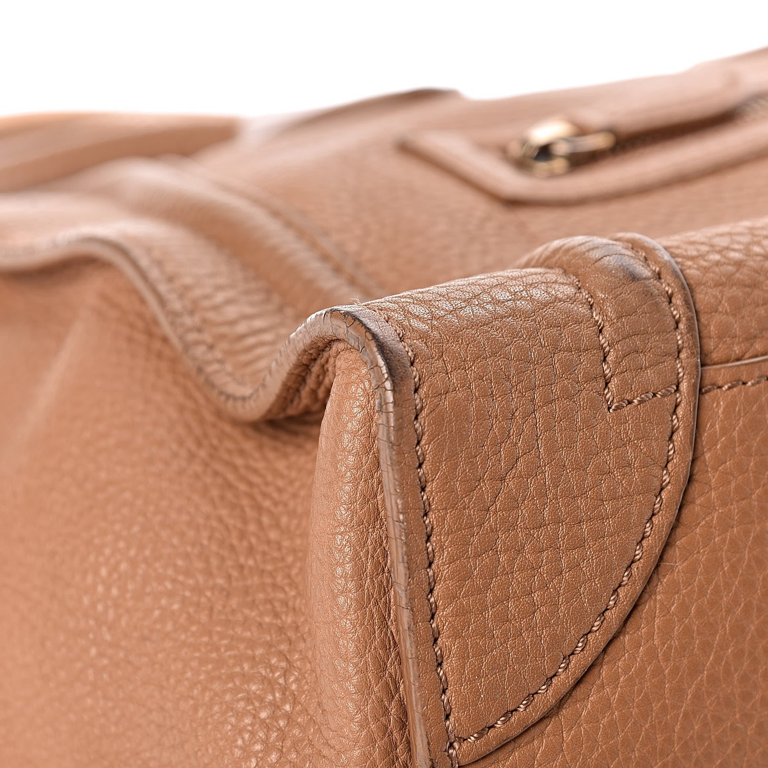 Celine Pebbled Calfskin Mini Luggage Camel 16 of 24
