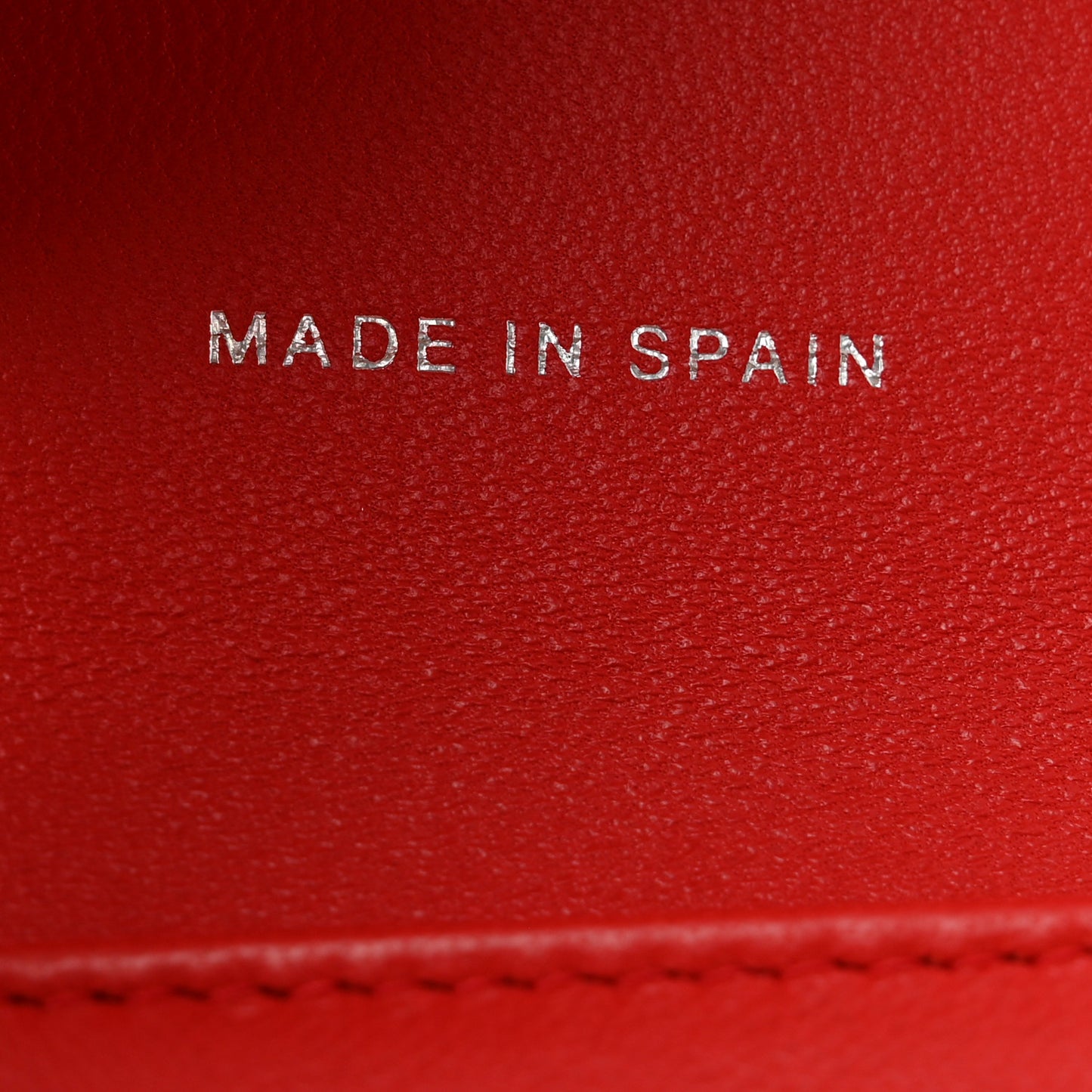 Lambskin Quilted Compact Flap Wallet Red