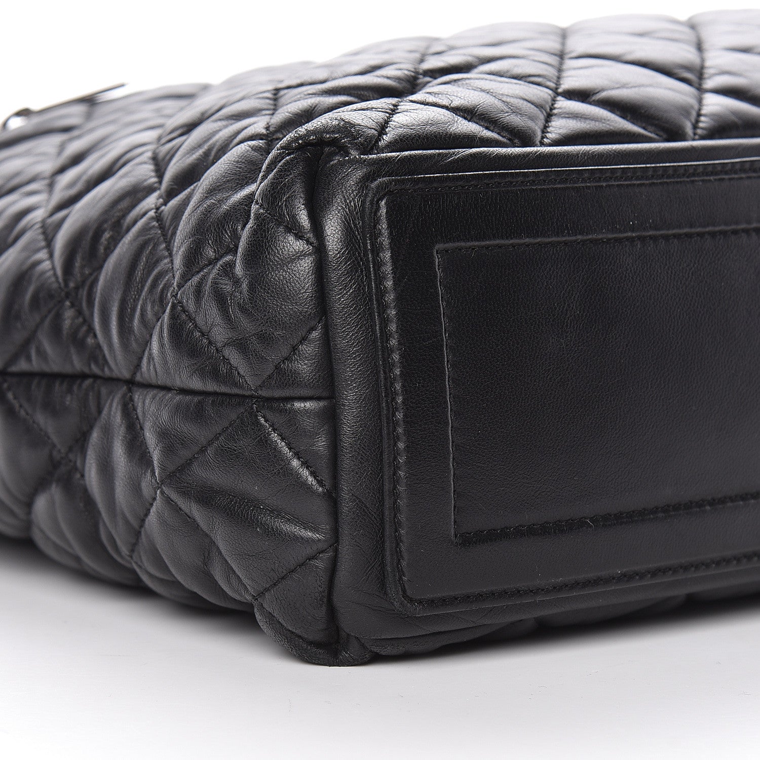 Chanel Lambskin Quilted Coco Cocoon Hobo Black 8 of 15