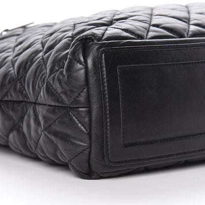 Chanel Lambskin Quilted Coco Cocoon Hobo Black 8 of 15