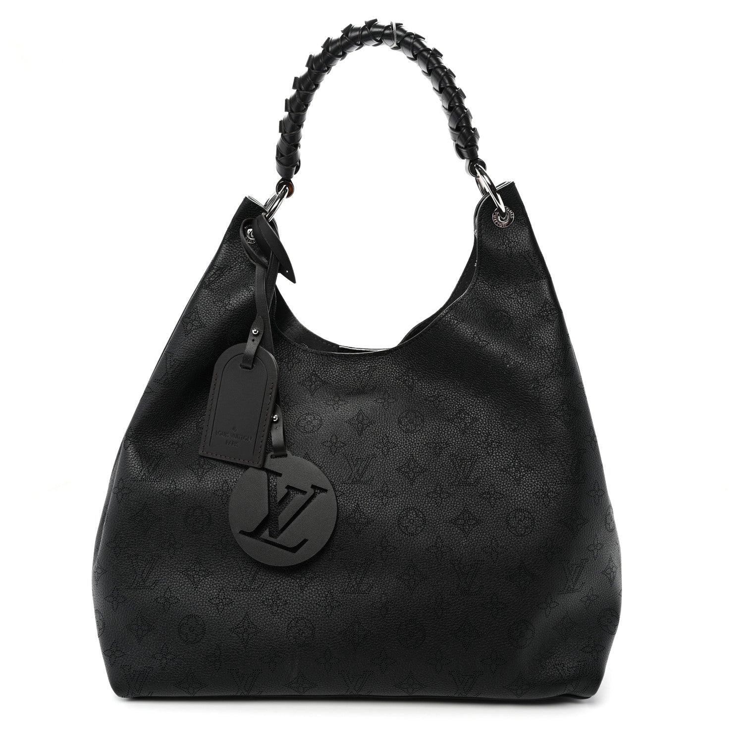 Louis Vuitton Mahina Carmel Hobo Black 1 of 9