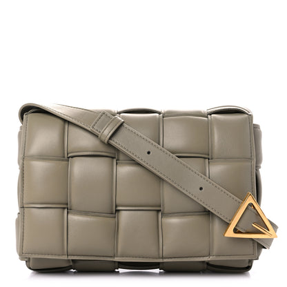 Bottega Veneta Nappa Maxi Intreccio Padded Cassette Crossbody Bag Taupe 1 of 8