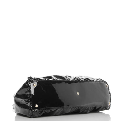 Gucci Patent Large D Ring Tote Black 4 of 7