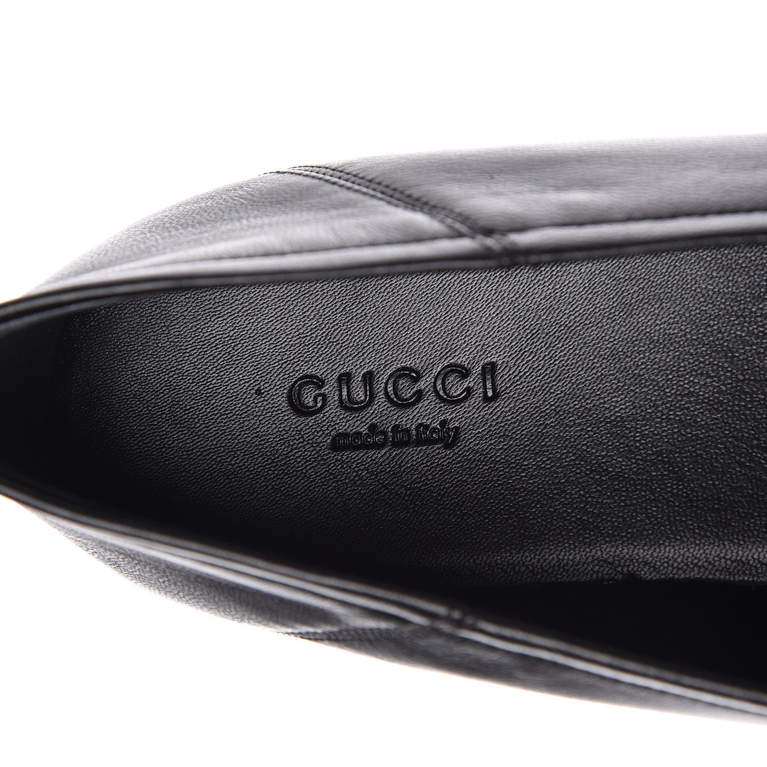 Gucci Lambskin Womens Brixton Horsebit Loafers 42 Black 6 of 10