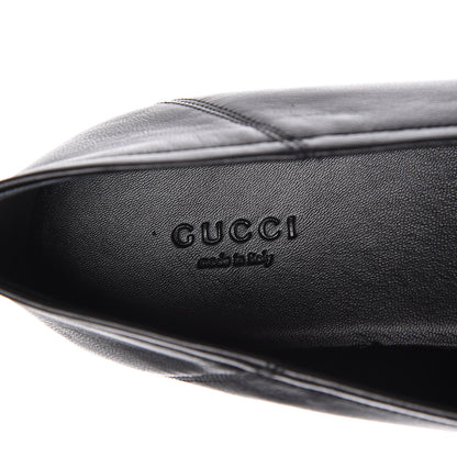 Gucci Lambskin Womens Brixton Horsebit Loafers 42 Black 6 of 10