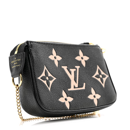 Louis Vuitton Empreinte Monogram Giant Mini Pochette Accessories Black 3 of 7