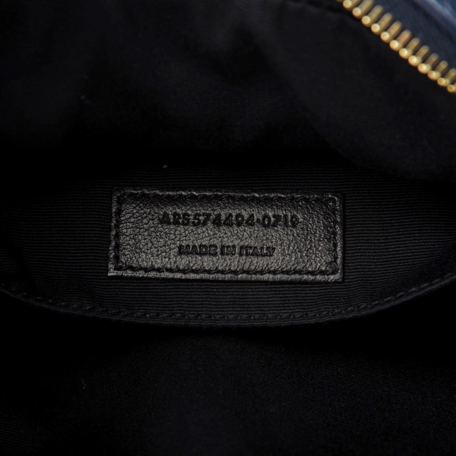 Saint Laurent Calfskin Matelasse Monogram Lou Camera Bag Navy 8 of 9