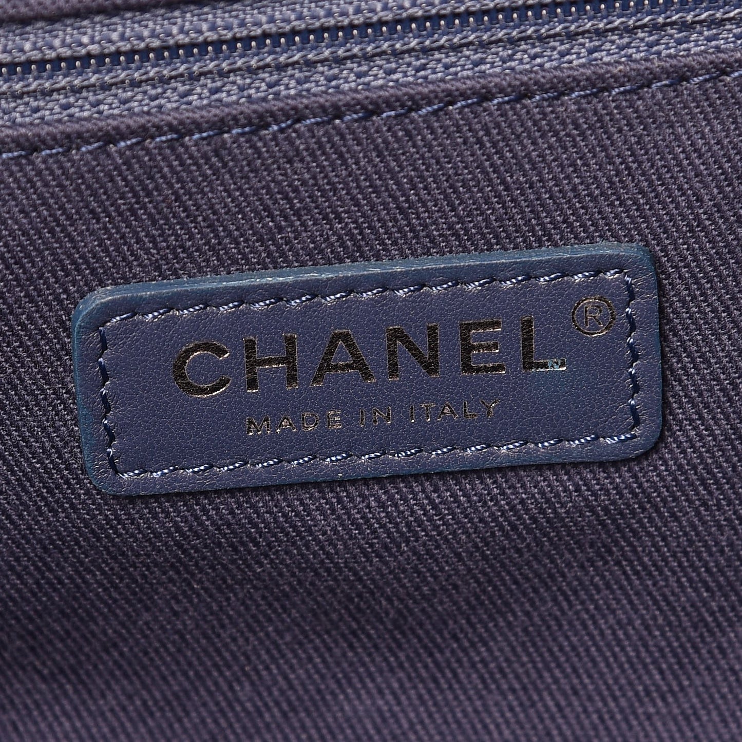 Canvas Large Deauville Tote Blue