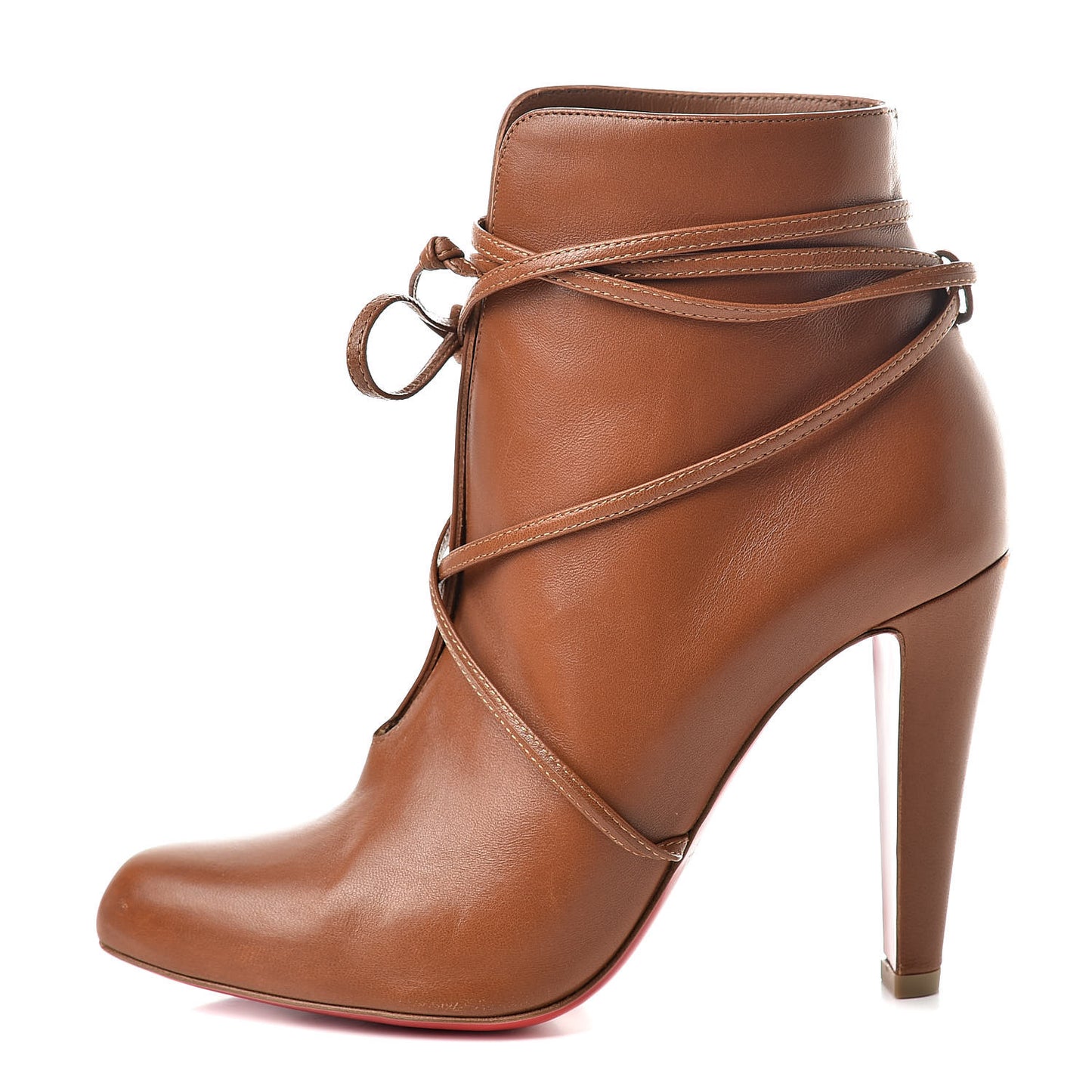 Shiny Nappa S.I.T. Rain 100 Ankle Boots 38 Cuoio