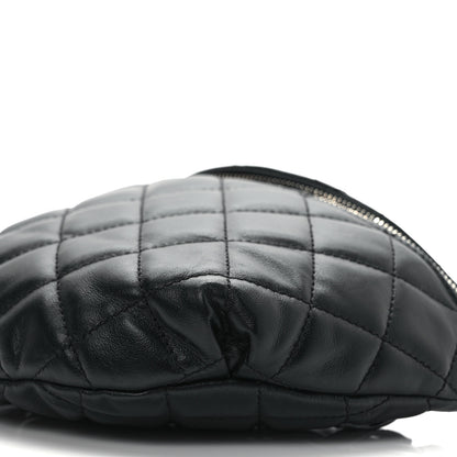 Chanel Calfskin Quilted Waist Belt Bag Black 9 of 9