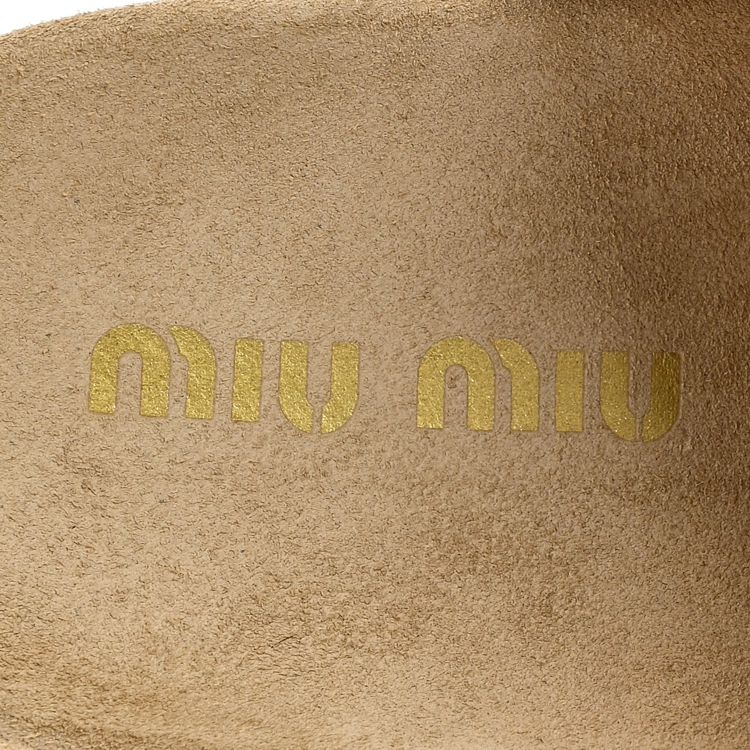Miu Miu Raffia Logo Slide Sandals 39 Naturale 9 of 10