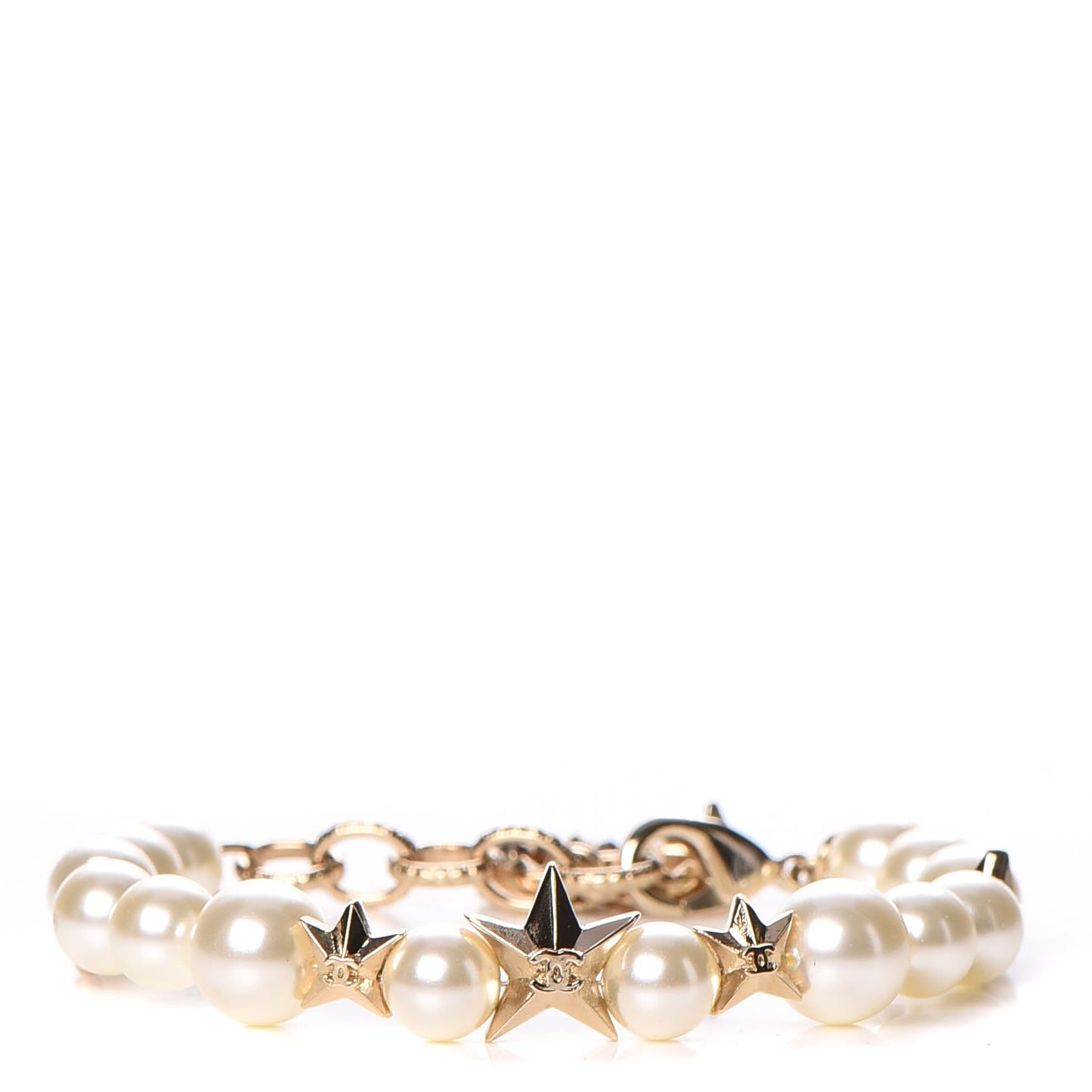 Pearl Star CC Bracelet Gold