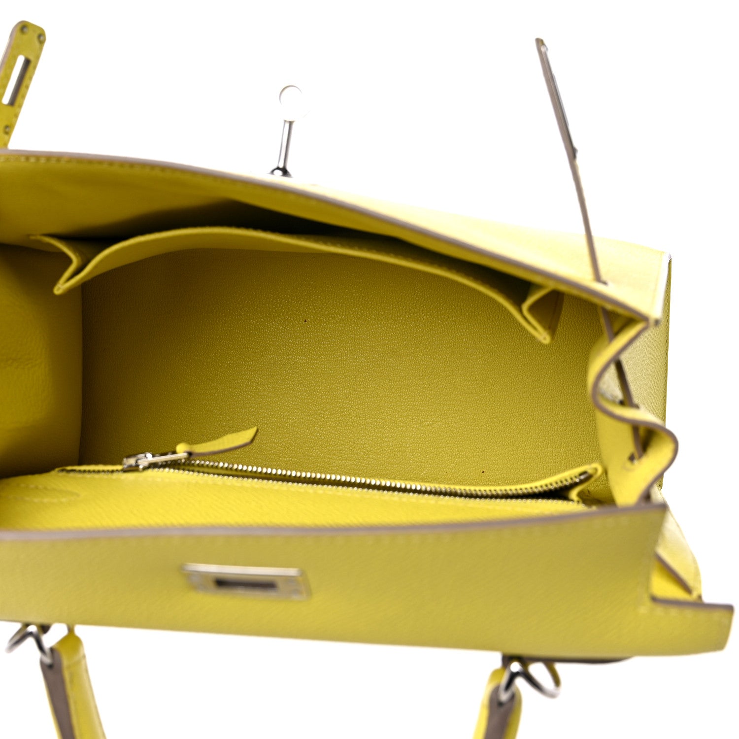 Hermes Epsom Kelly Sellier 25 Lime 5 of 17