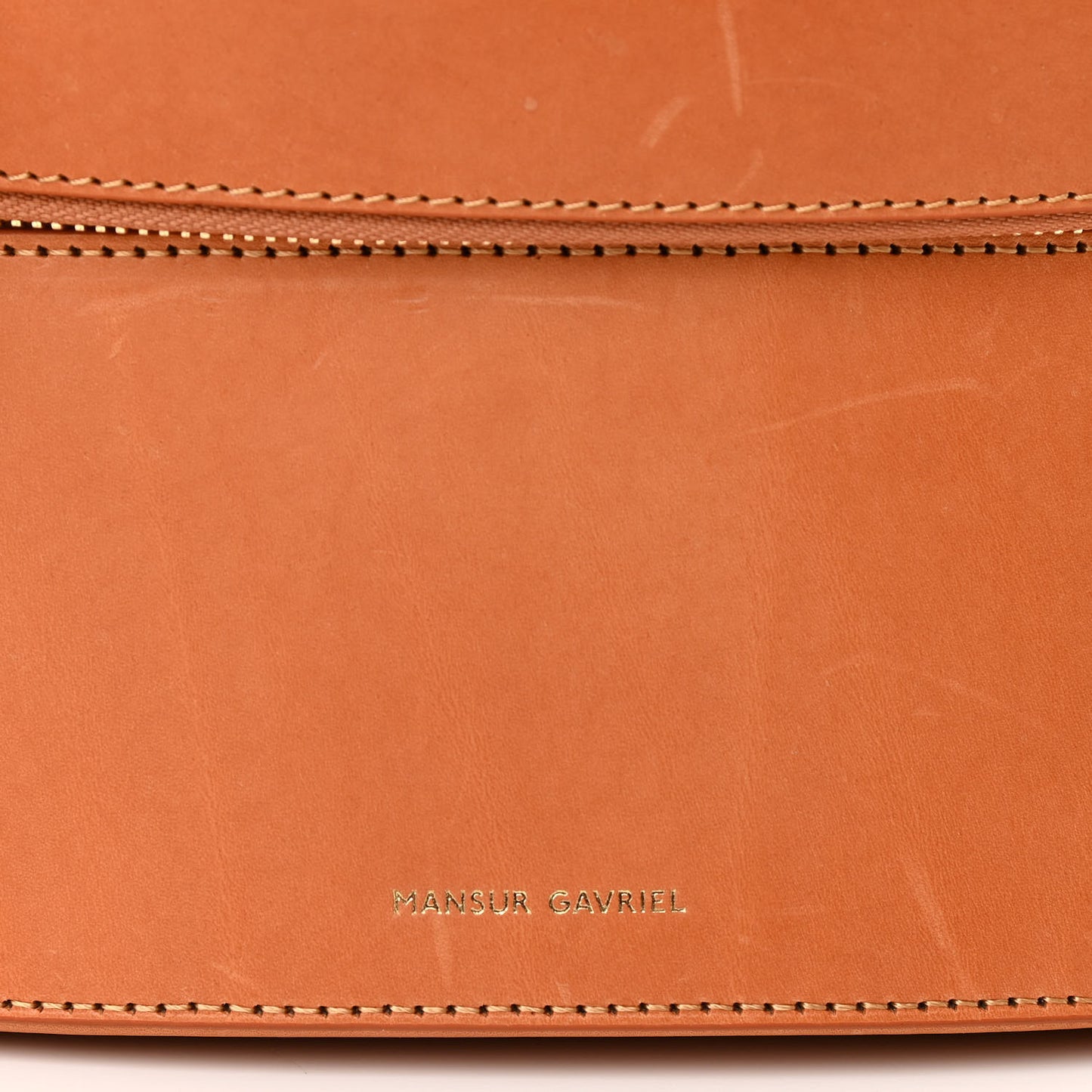 Calfskin Train Case Crossbody Cammello