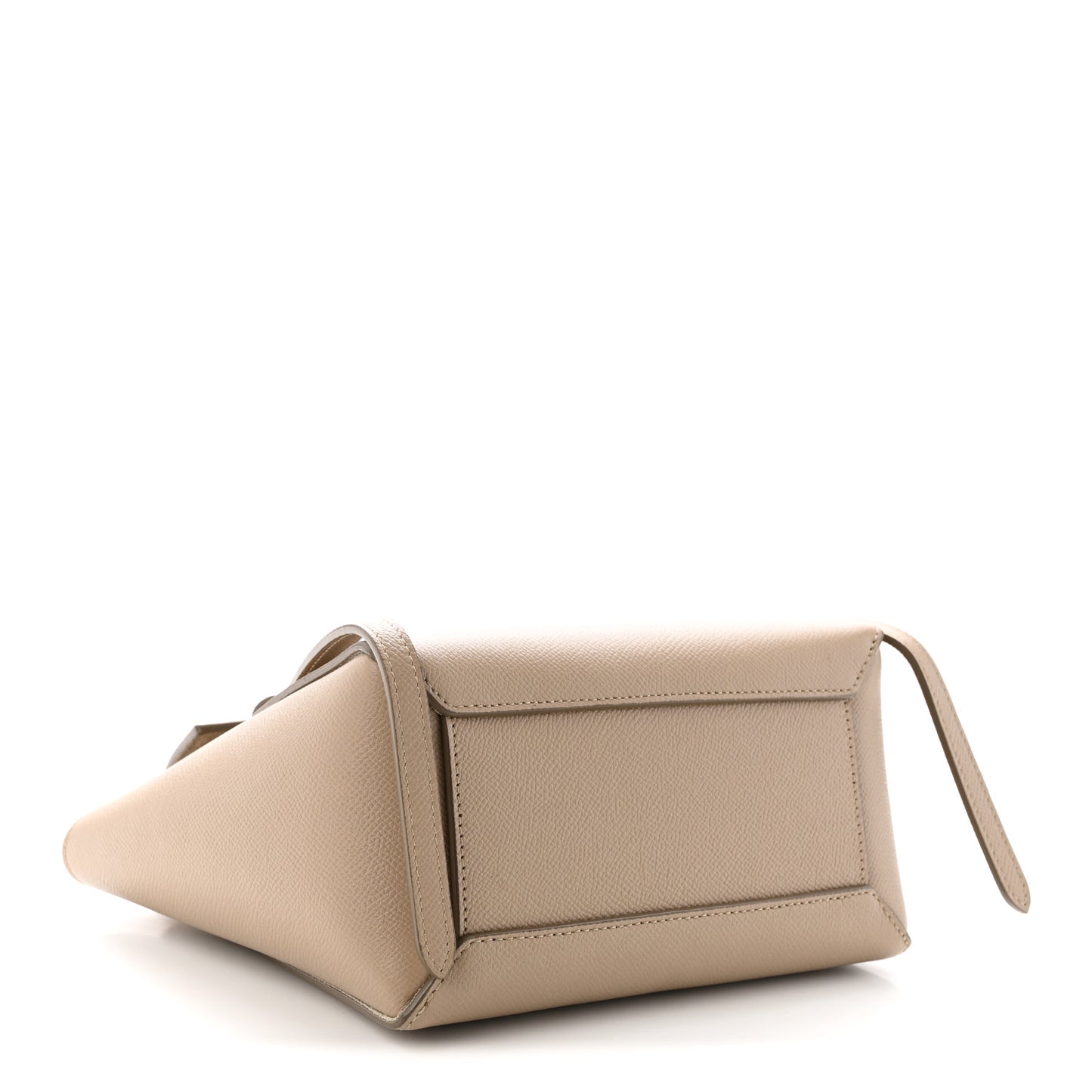 Grained Calfskin Nano Belt Bag Light Taupe