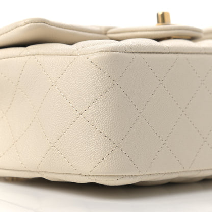 Chanel Caviar Quilted Mini Top Handle Rectangular Flap Beige 8 of 9