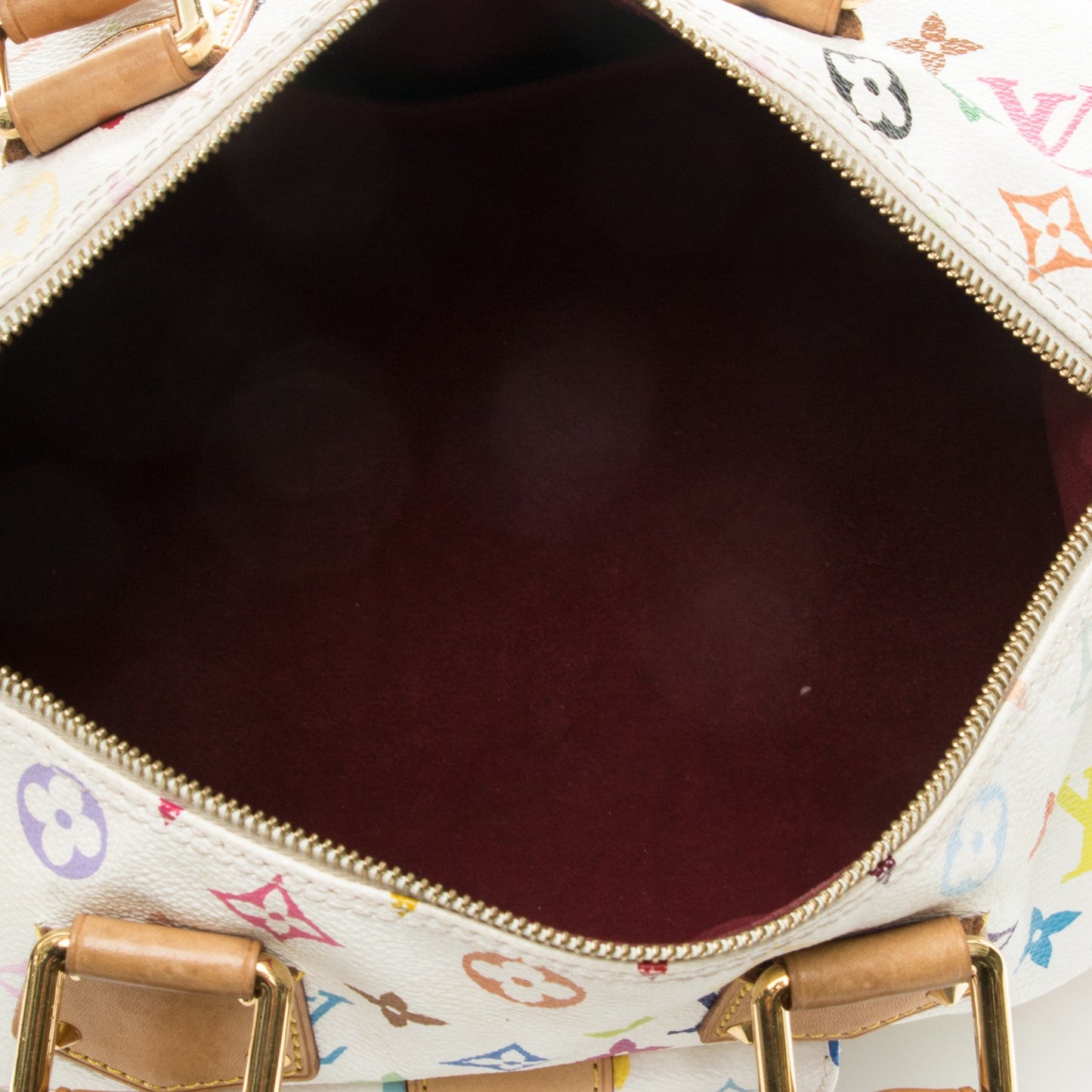 Monogram Multicolor Speedy 30 White