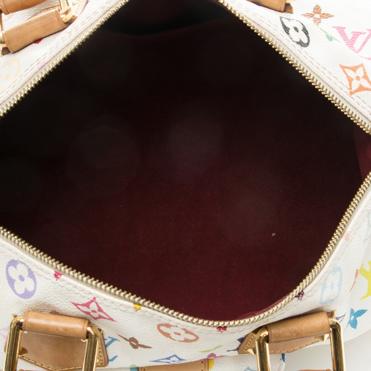 Louis Vuitton Monogram Multicolor Speedy 30 White 5 of 10