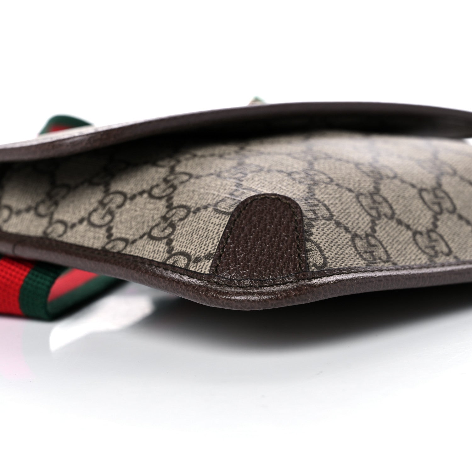 Gucci GG Supreme Monogram Neo Vintage Web Belt Bag Brown 10 of 12